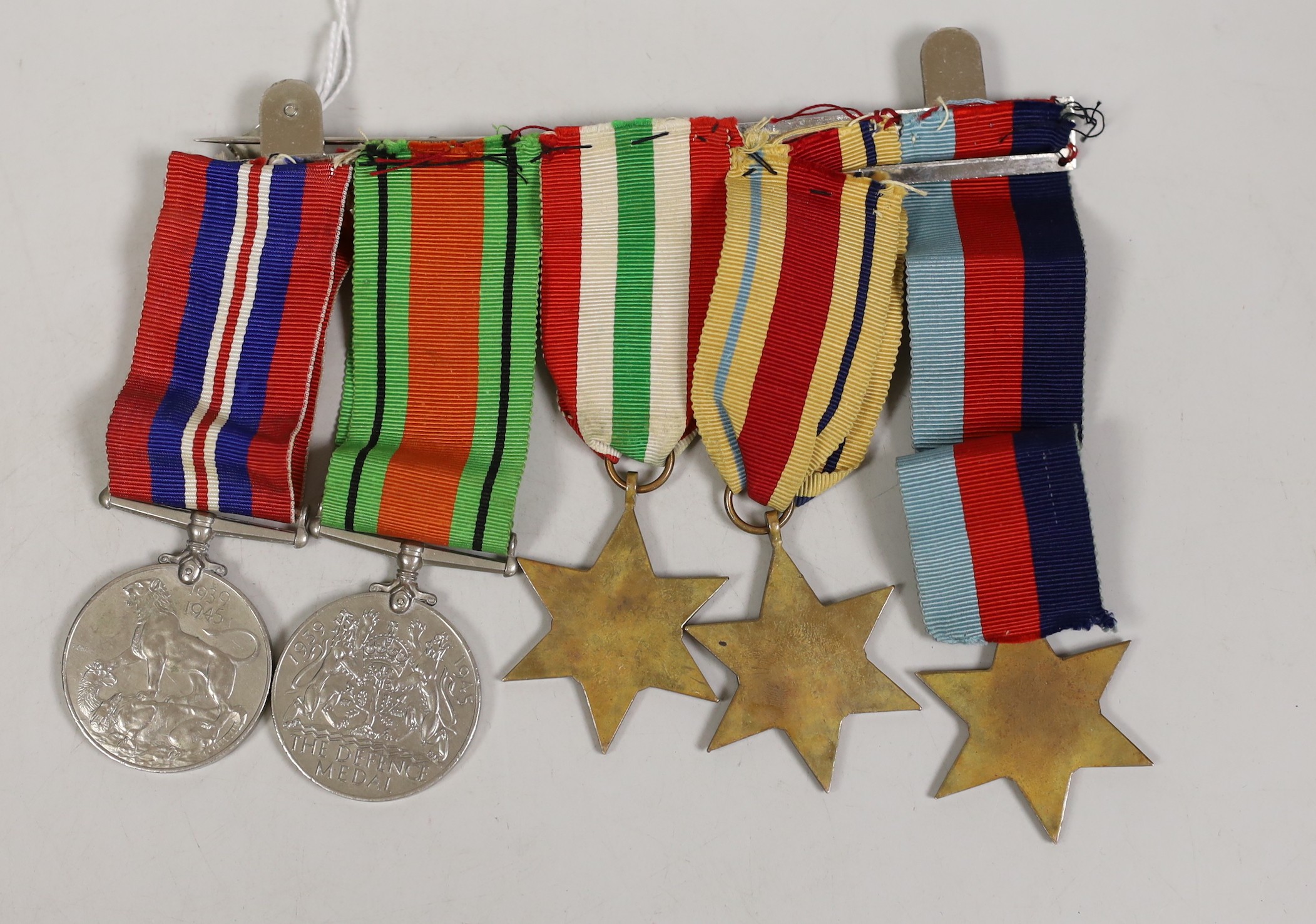A WWII group of five medals